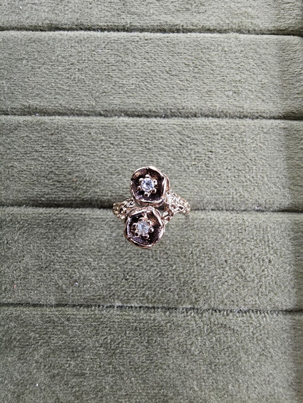 Vintage 18k Gold Plated Ring Size 6
